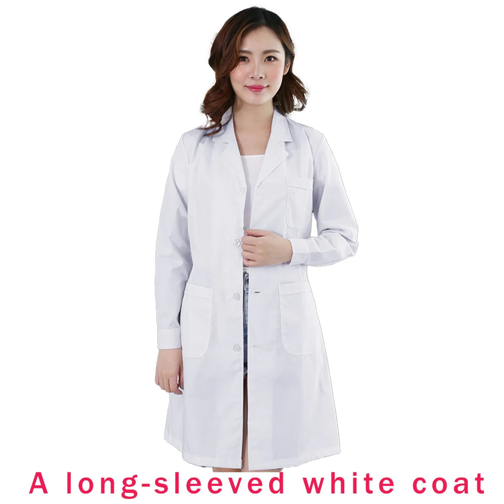 Women's Professional White Lab Coat