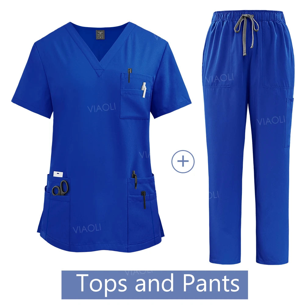 VIAOLI Women's Professional Wholesale Scrub Set