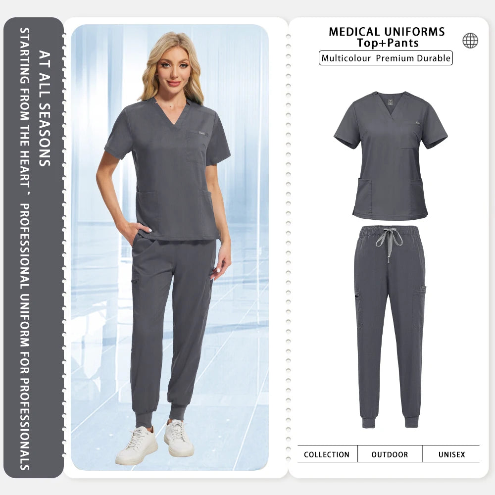 Bioscrubs Women's Multi-Pocket Scrub Set