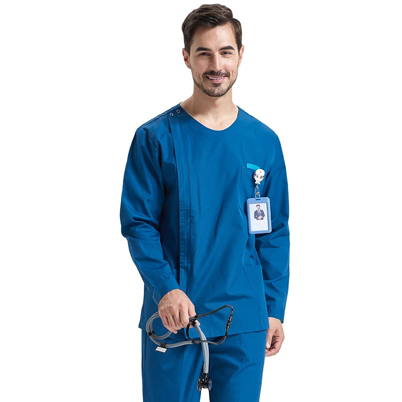 Classic Cotton-Blend Scrub Set