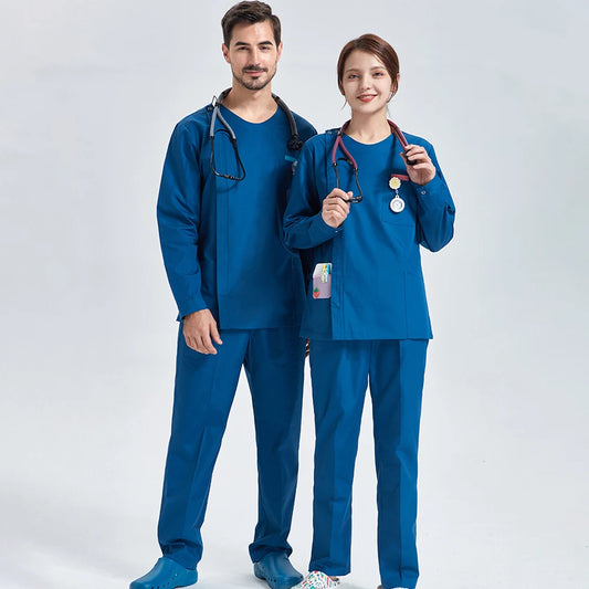 Classic Cotton-Blend Scrub Set