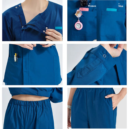 Classic Cotton-Blend Scrub Set