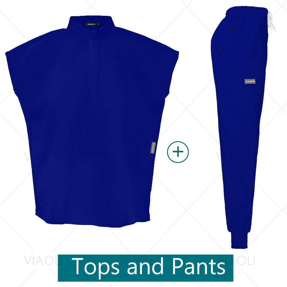 VIAOLI Unisex Jogger Scrub Set
