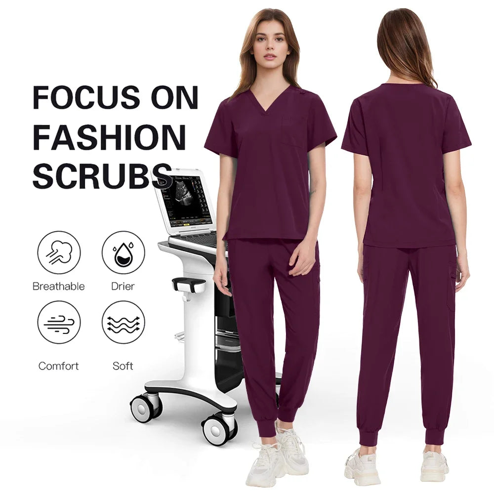 Unisex Professional Multicolor Scrub Set 2026