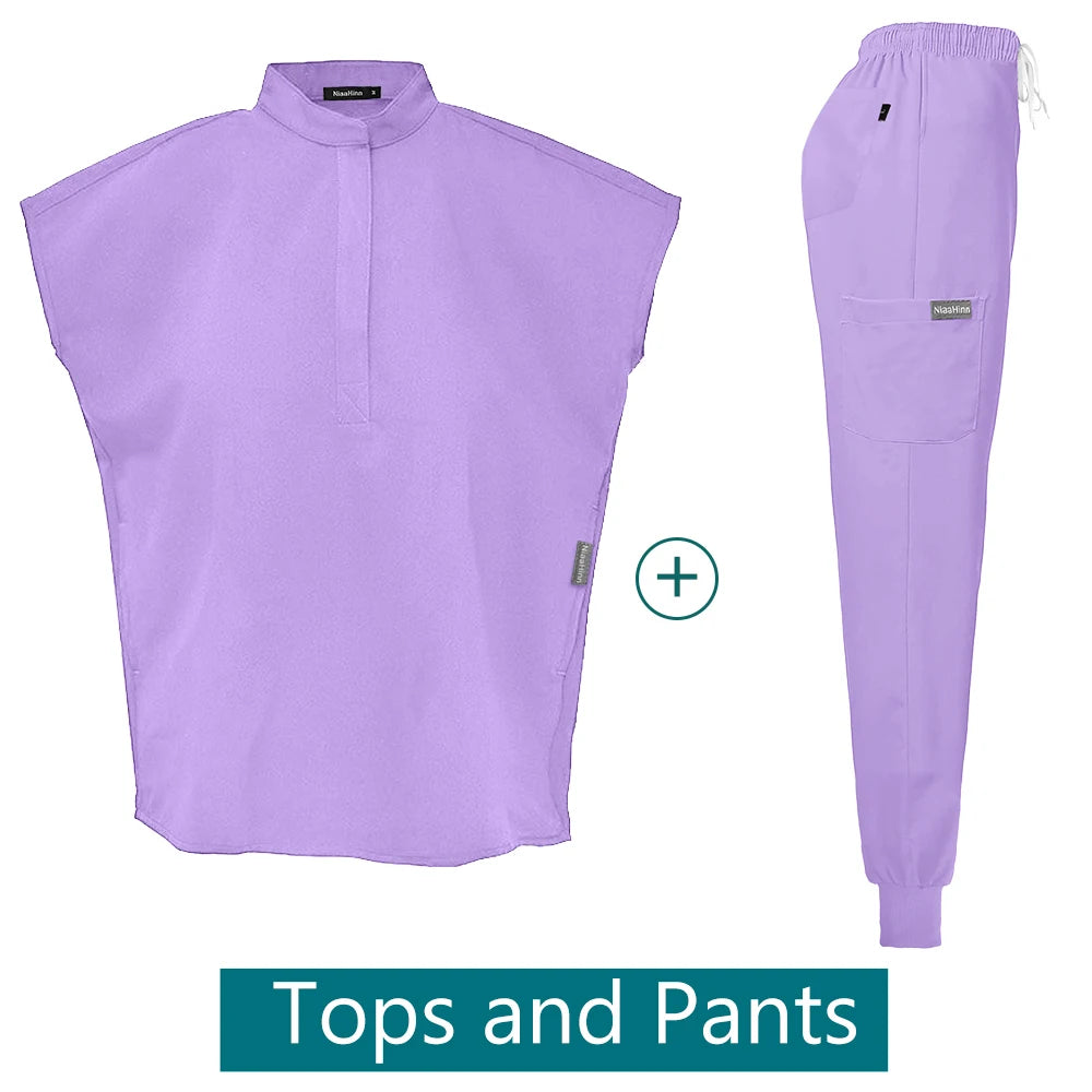 VIAOLI Unisex Jogger Scrub Set
