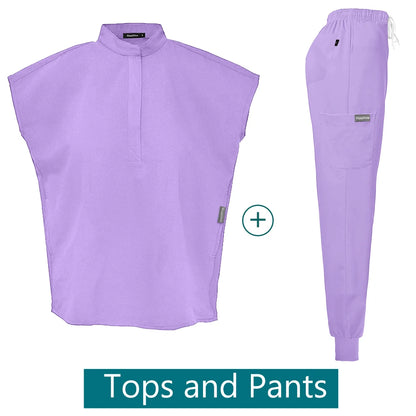 VIAOLI Unisex Jogger Scrub Set