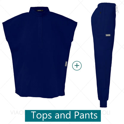 VIAOLI Unisex Jogger Scrub Set