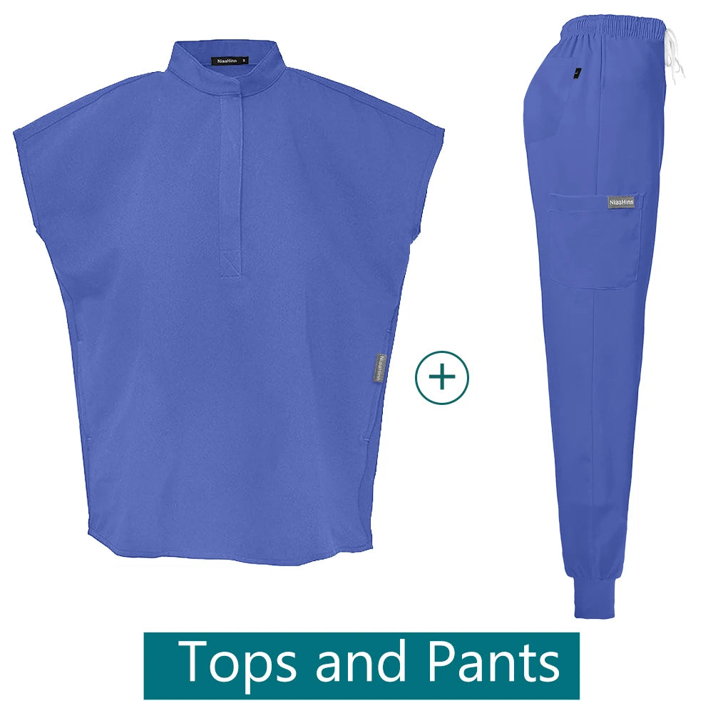 VIAOLI Unisex Jogger Scrub Set