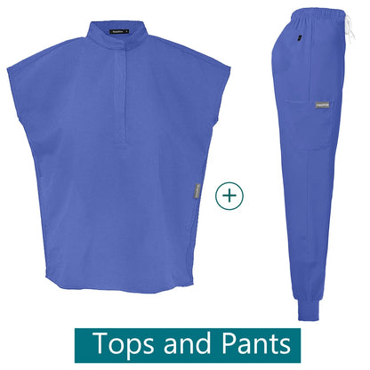 VIAOLI Unisex Jogger Scrub Set