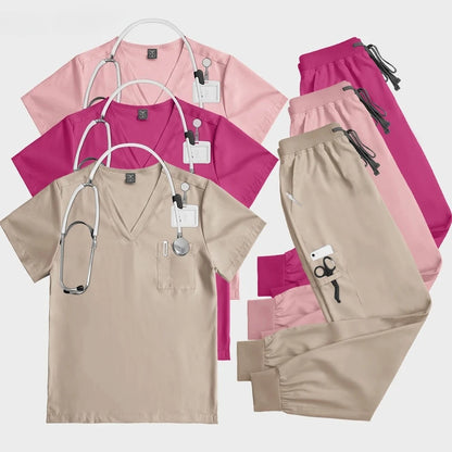 Unisex Professional Multicolor Scrub Set 2026