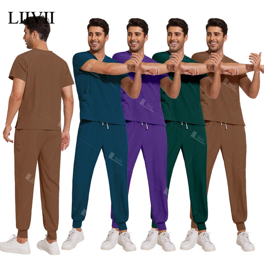 Unisex Multicolor Surgical Scrub Set