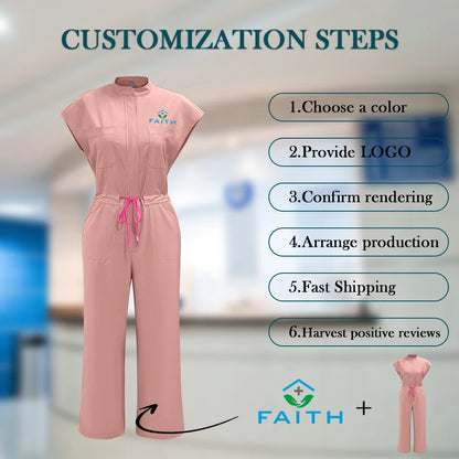 Elite Customizable Zipper Scrub Set