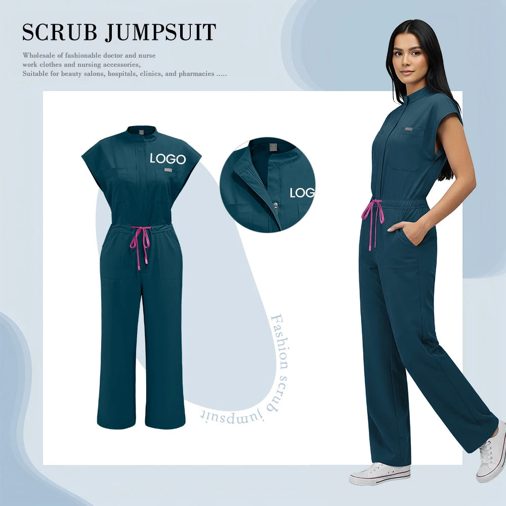 Elite Customizable Zipper Scrub Set