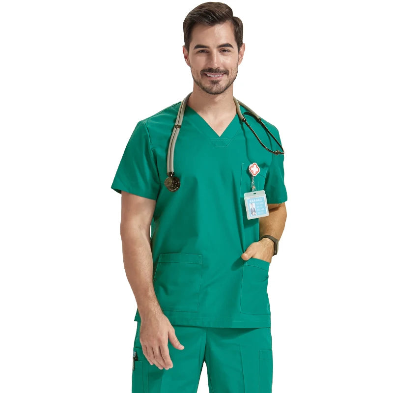 Classic Unisex V-Neck Scrub Set