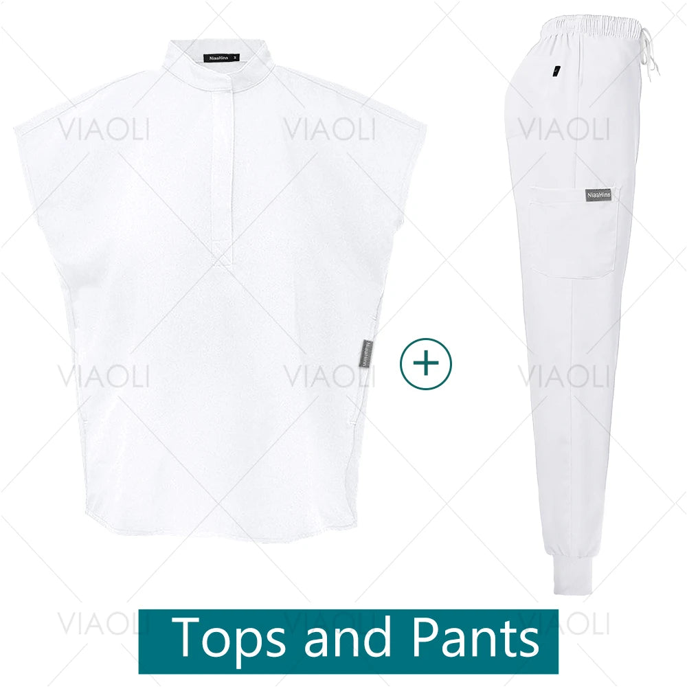 VIAOLI Unisex Jogger Scrub Set