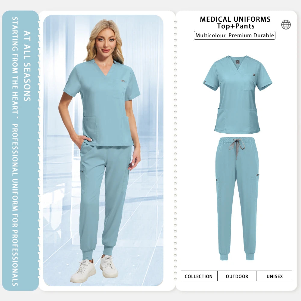 Bioscrubs Women's Multi-Pocket Scrub Set