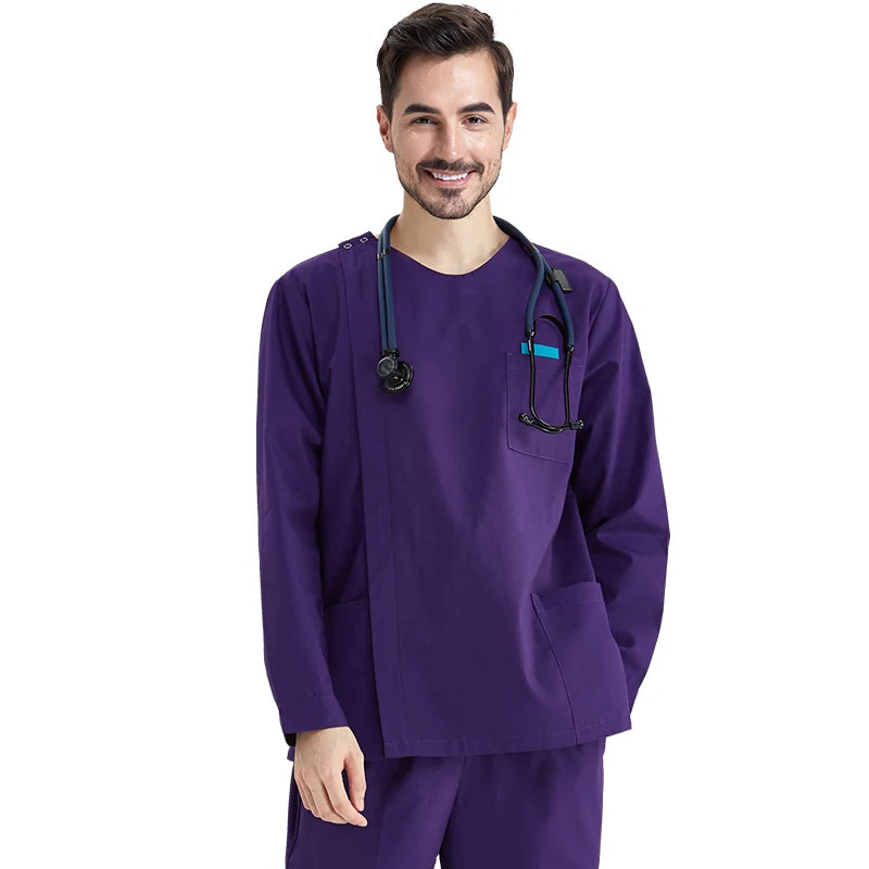 Classic Cotton-Blend Scrub Set