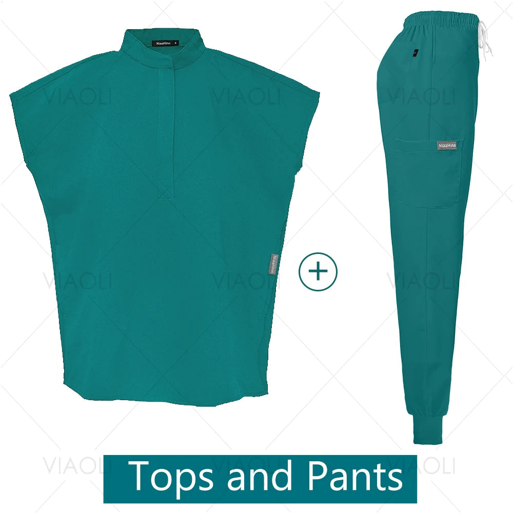 VIAOLI Unisex Jogger Scrub Set