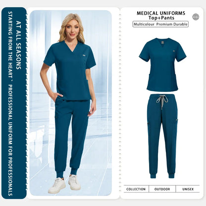 Bioscrubs Women's Multi-Pocket Scrub Set