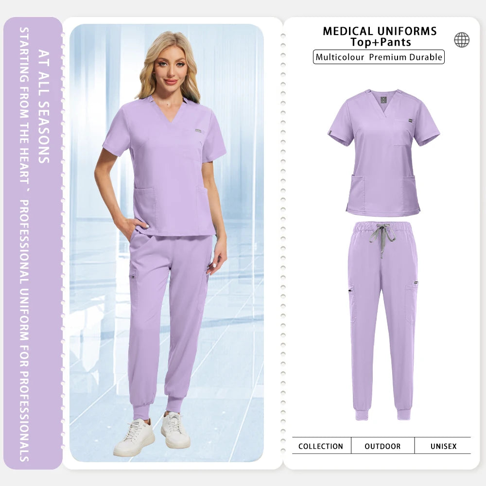 Bioscrubs Women's Multi-Pocket Scrub Set