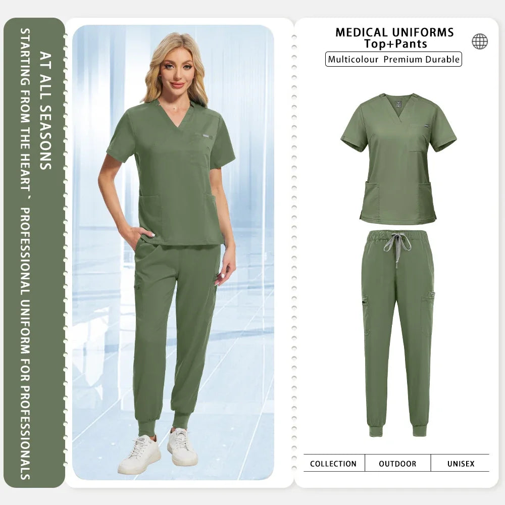 Bioscrubs Women's Multi-Pocket Scrub Set