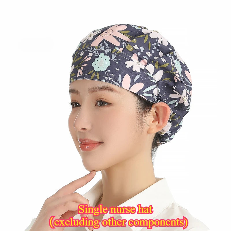 Professional Women's One-Piece Medical Scrub Jumpsuit