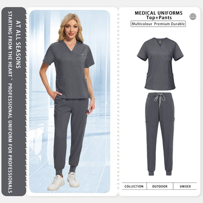 Bioscrubs Women's Multi-Pocket Scrub Set
