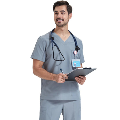 Classic Unisex V-Neck Scrub Set