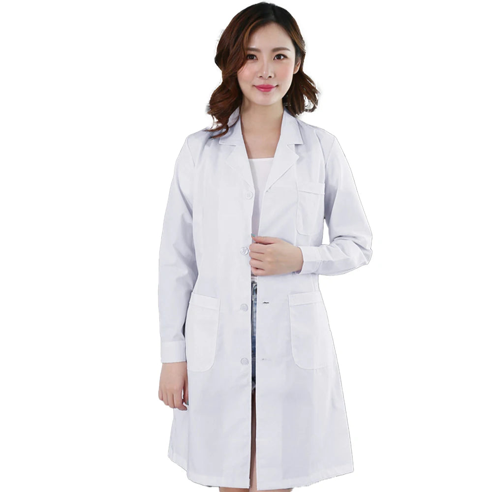 Women's Professional White Lab Coat