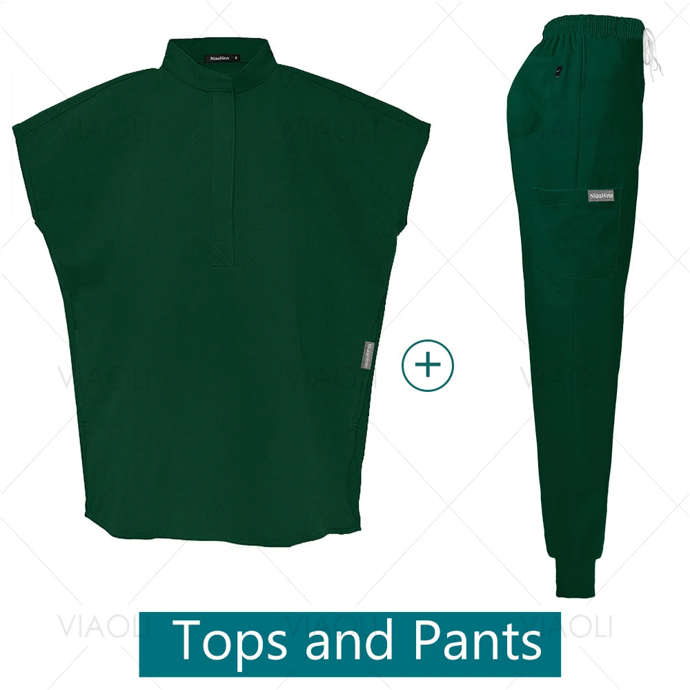 VIAOLI Unisex Jogger Scrub Set