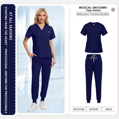 Bioscrubs Women's Multi-Pocket Scrub Set