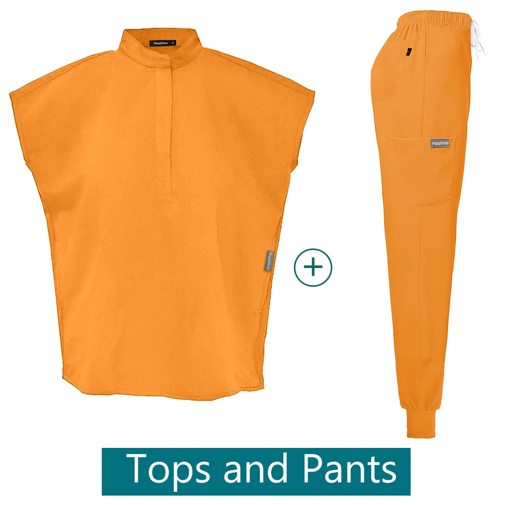 VIAOLI Unisex Jogger Scrub Set
