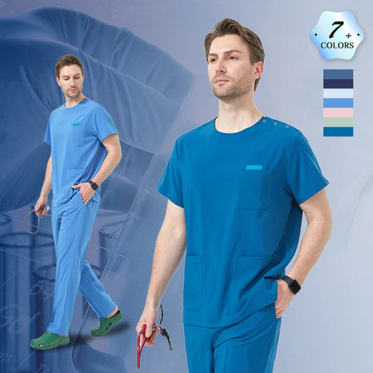 Men's 4-Way Stretch Performance Scrub Set