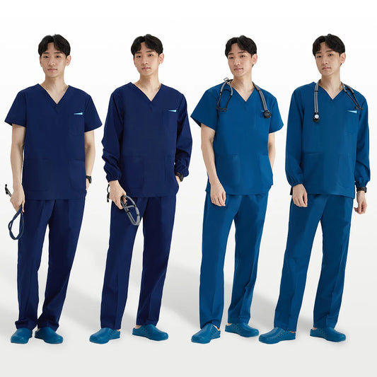 Men's Classic V-Neck Scrub Set 205