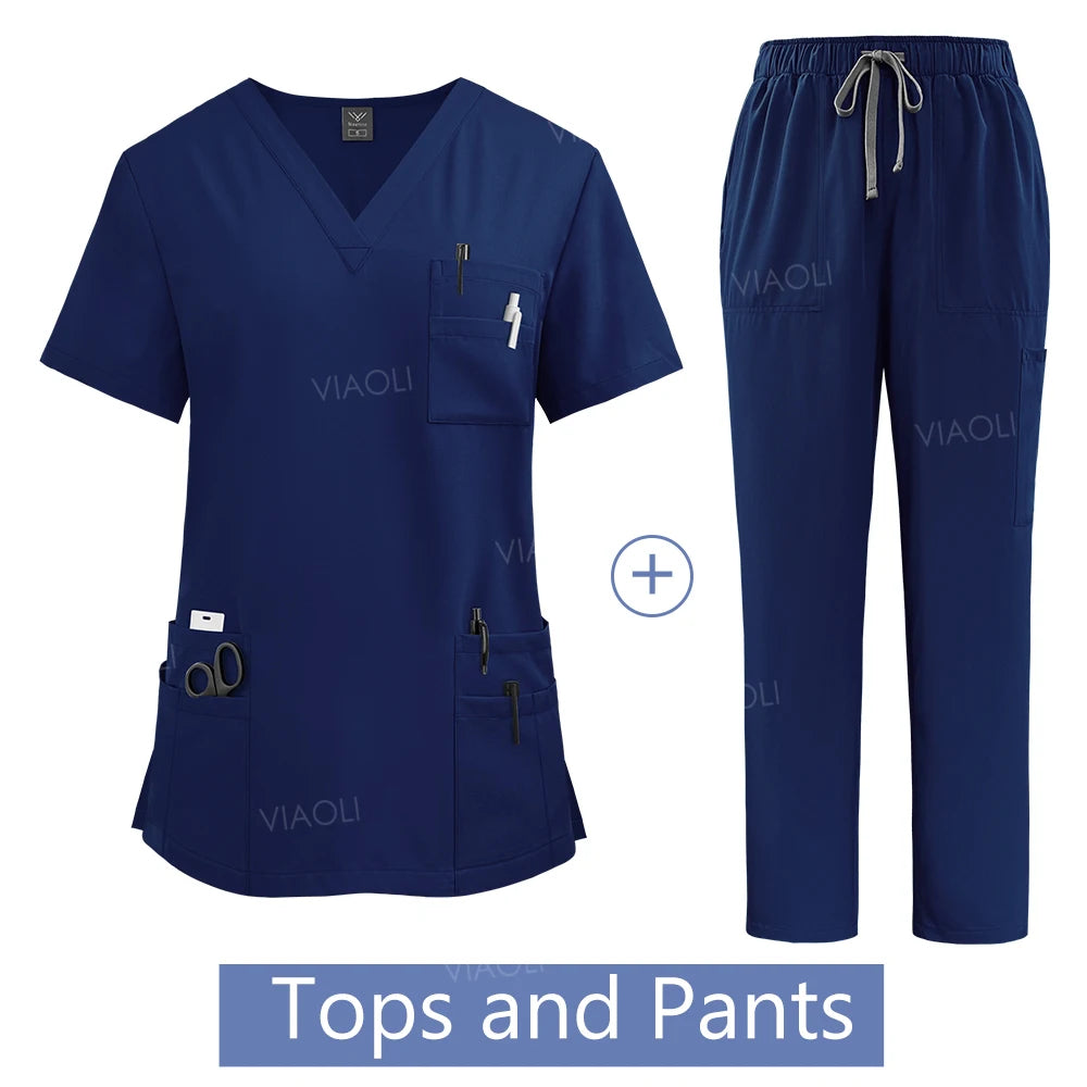 VIAOLI Women's Professional Wholesale Scrub Set