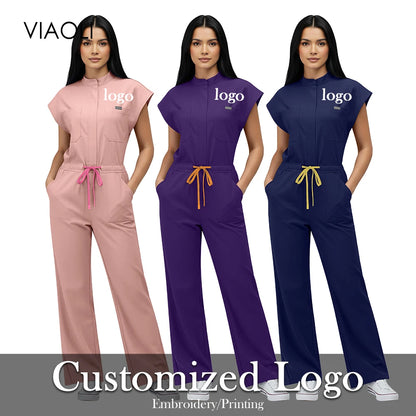 Elite Customizable Zipper Scrub Set