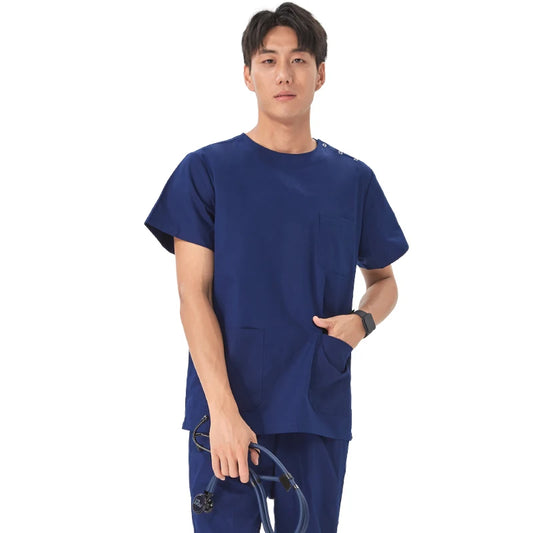 Korean Style Round Neck Scrub Set 210