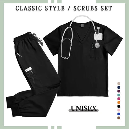 Unisex Professional Multicolor Scrub Set 2026