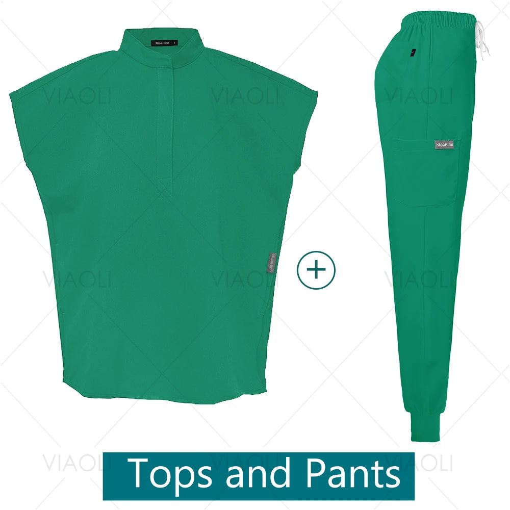 VIAOLI Unisex Jogger Scrub Set