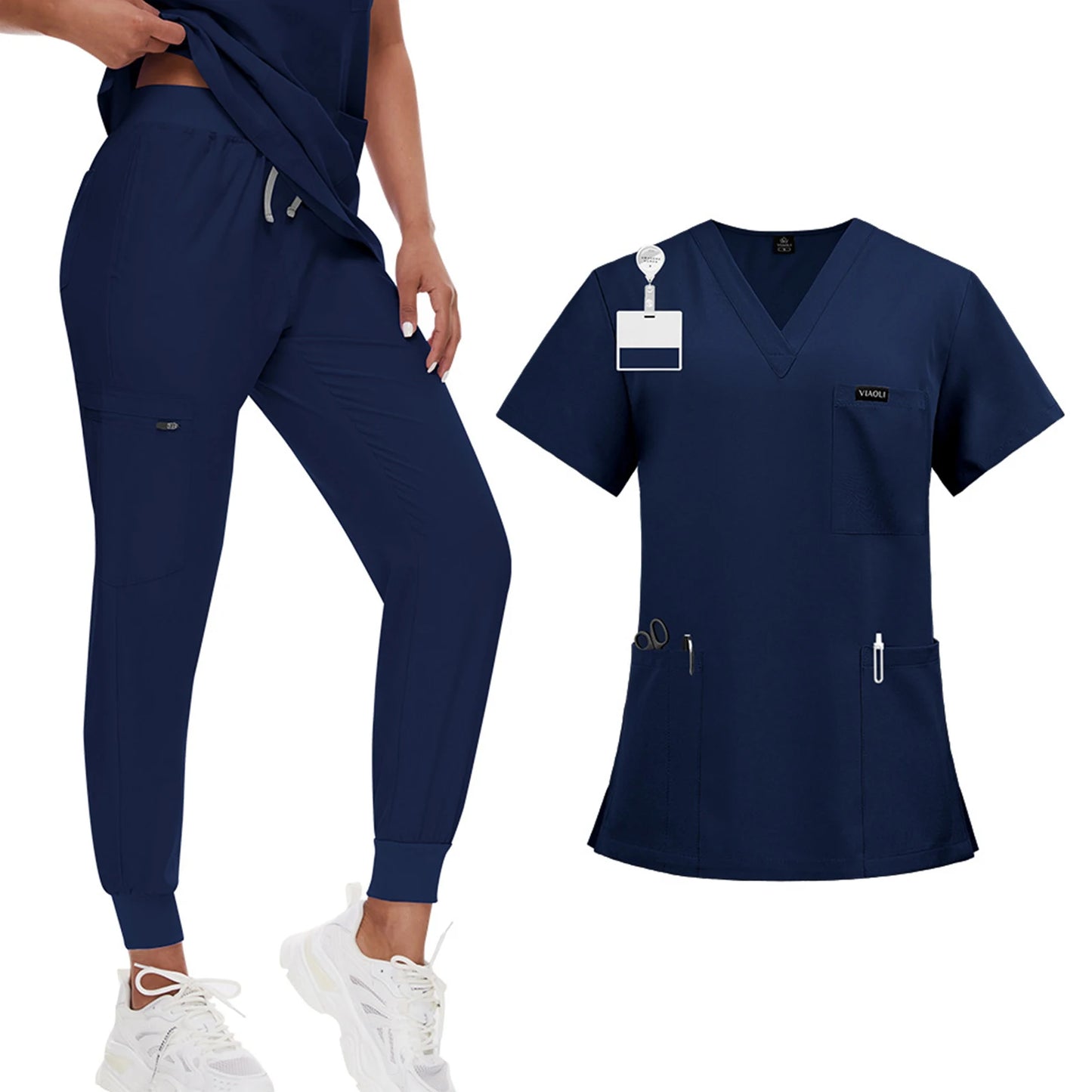 Unisex Elite Wrinkle-Resistant Scrub Set