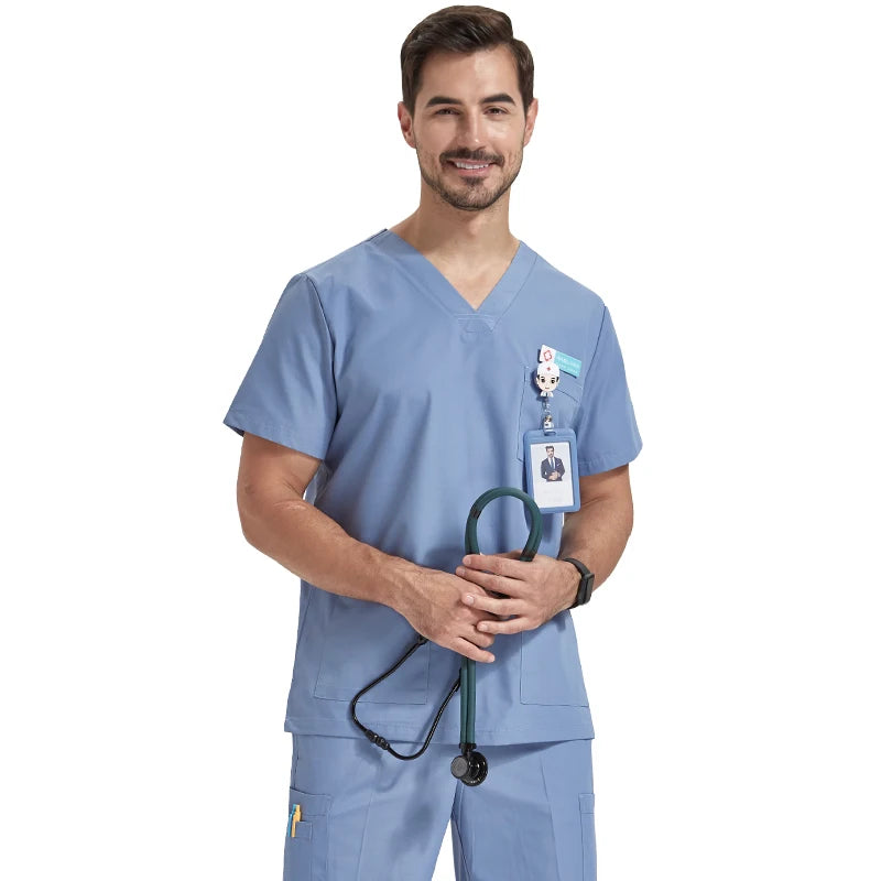 Classic Unisex V-Neck Scrub Set