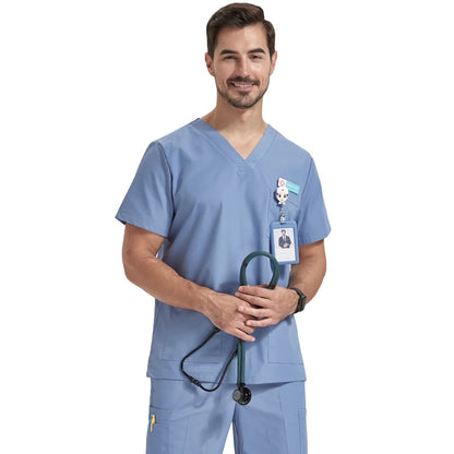 Classic Unisex V-Neck Scrub Set