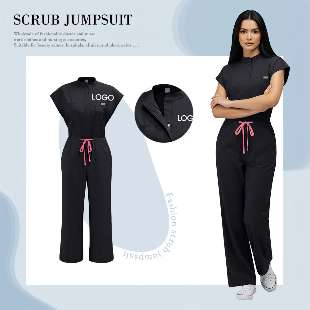 Elite Customizable Zipper Scrub Set