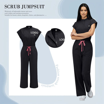 Elite Customizable Zipper Scrub Set