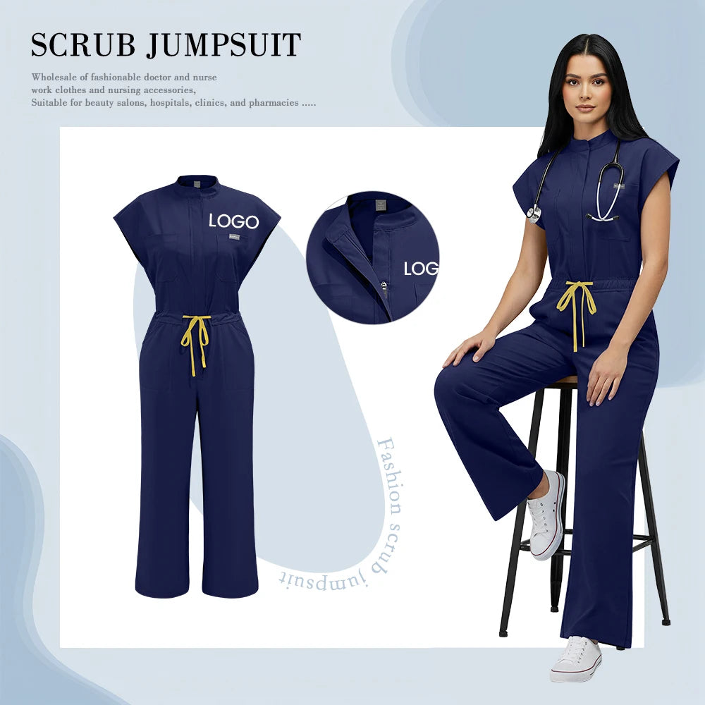 Elite Customizable Zipper Scrub Set