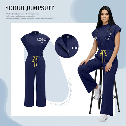 Elite Customizable Zipper Scrub Set
