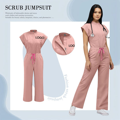 Elite Customizable Zipper Scrub Set