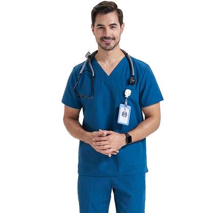 Classic Unisex V-Neck Scrub Set