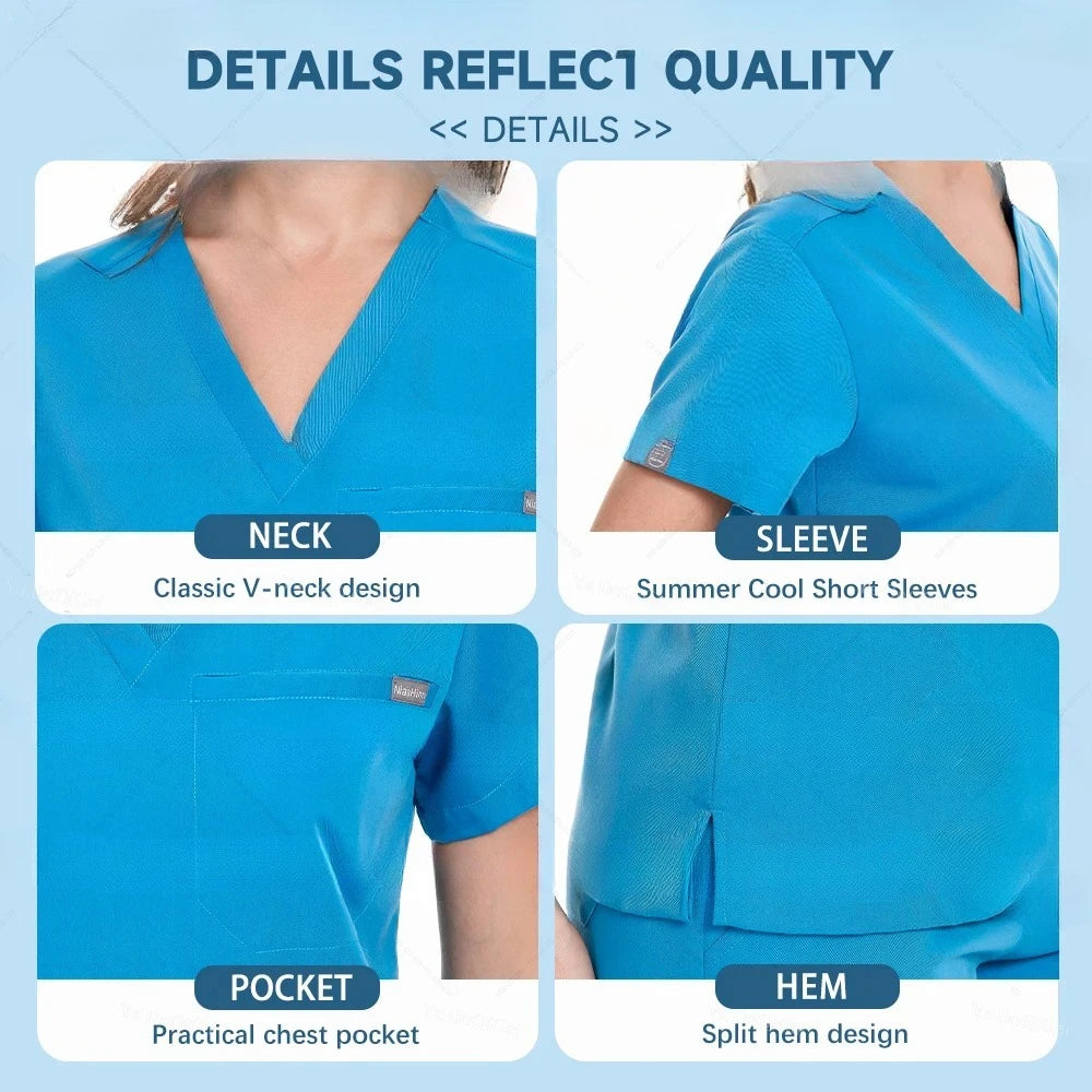 Elite Unisex High-End Scrub Set