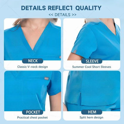 Elite Unisex High-End Scrub Set